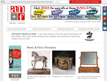 Tablet Screenshot of antiquesnews.co.uk